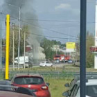 В Кузнецке Пензенской области на глазах очевидцев сгорел автомобиль