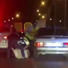 Опубликовано жесткое видео погони и задержания водителя на трассе М5 в Пензенской области