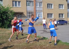 Пензенские боксеры устроили выступления во дворе жилого дома