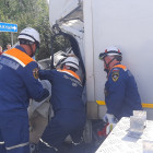 Труп водителя из изуродованной кабины фургона извлекали пензенские спасатели