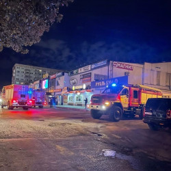 В Пензе произошел ночной пожар в крупном торговом центре