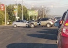 На одном из пензенских перекрестков лоб в лоб столкнулись две машины