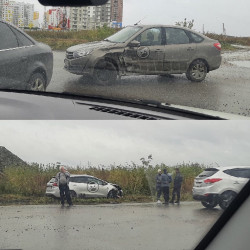 Очевидцы сообщают о жесткой тройной аварии в Засечном