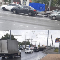 «Пробка длиной во всю Терновку». Пензенцы сообщили об очередном транспортном коллапсе