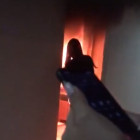 Опубликовано видео с места жуткого пожара в студенческом общежитии в Пензе
