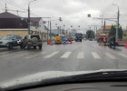 Пензенская Терновка вновь стоит в пробке из-за ДТП и дорожных работ
