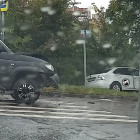 На улице Красной в Пензе две машины искорежило в жестком ДТП