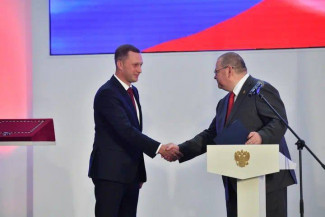 Мельниченко поздравил Романа Бусаргина с вступлением в должность губернатора