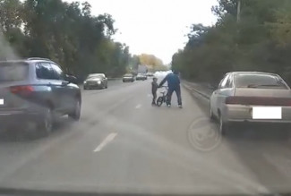 Пензенский водитель спас маленького велосипедиста от ДТП
