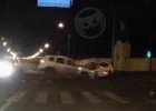 В сети появилось видео с моментом жесткого ДТП в центре Пензы