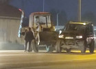 На трассе под Пензой трактор въехал в черный внедорожник