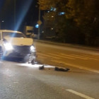 В жесткой аварии на Окружной в Пензе изуродовало две белые иномарки
