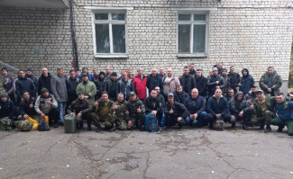 Из Кузнецка отправили первую группу бойцов, призванных по мобилизации
