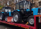 Из Пензы в Токмак доставили четыре трактора «Беларусь»