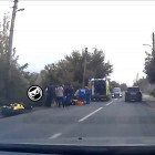 В Пензе на улице Свободы произошла жуткая авария с участием мотоцикла