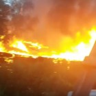 Очевидцы из Пензы опубликовали видео серьезного пожара на Чехова