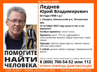 В Пензенской области разыскивают мужчину, ушедшего в лес с собакой