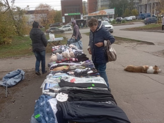 На улице Стасова в Пензе разогнали уличных торговцев