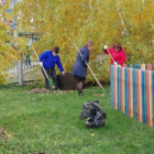 В Пензе очистили от мусора и грязи Ленинский район