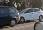 В Пензе из-за массовой аварии встала в пробке улица Измайлова