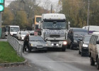 В Пензе из-за ДТП с грузовиком и легковушкой встала в пробке улица Мира