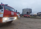 В Пензе на энергетическом предприятии вспыхнул огромный резервуар с битумом