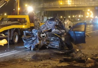 В сети появилось жуткое видео с места автокатастрофы на Петушке в Пензе