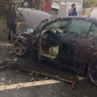 В страшной аварии на проспекте Победы в Пензе изуродовало легковушку