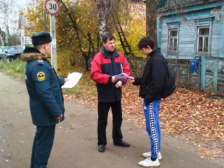 На трех улицах Пензы провели рейд по противопожарной безопасности