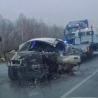 Жуткая авария в Пензенской области: машина превратилась в железное месиво