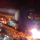 Жуткая авария в Пензенской области – бензовоз слетел с трассы и загорелся