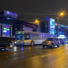 В Пензе пассажирский автобус попал в ДТП у торгового центра Суворовский