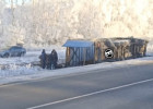 В Пензенской области опрокинулась фура - соцсети