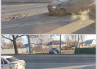 На улице Терновского в Пензе жестко столкнулись две легковушки