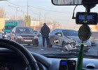 В Пензе из-за аварии встала в пробке улица Измайлова