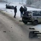 Жуткая авария в Пензенской области: дорога усыпана обломками. ВИДЕО