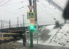В Пензе новый светофор у Бакунинского моста сломался через несколько дней