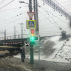 В Пензе новый светофор у Бакунинского моста сломался через несколько дней