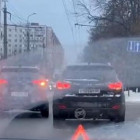 В Пензе из-за аварии с двумя машинами встала в пробке улица Пушкина