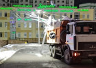 Под Пензой грузовик снес фонарный столб