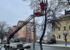 В центре Пензы проводится установка нового светофора