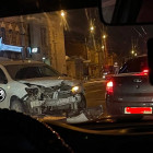 Вечером в центре Пензы произошло жесткое ДТП с участием такси