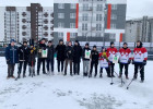 В Пензе прошли соревнования по хоккею в валенках
