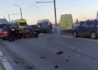 В массовой аварии на Сурском мосту в Пензе пострадали восемь человек