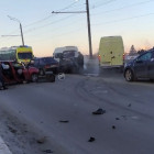 В массовой аварии на Сурском мосту в Пензе пострадали восемь человек