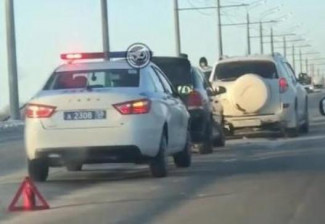 Пензенцы сообщают о новой аварии на Сурском мосту. ВИДЕО