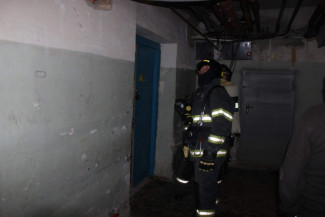 На улице Стасова в Пензе около 80 человек тушили пожар в больнице