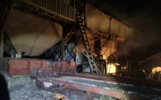 В Пензенской области пожар уничтожил 30 тонн семян подсолнечника