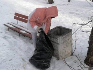 Ленинский район Пензы очистили от бытового мусора