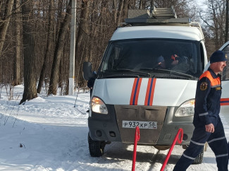 В Пензе катание на ватрушке закончилось приездом спасателей